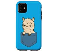 Carino Alpaca Pocket Pal Divertente Amante Animali Fattoria Vibes Custodia per iPhone 11