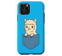 Carino Alpaca Pocket Pal Divertente Amante Animali Fattoria Vibes Custodia per iPhone 11 Pro