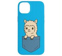 Carino Alpaca Pocket Pal Divertente Amante Animali Fattoria Vibes Custodia per iPhone 14 Plus