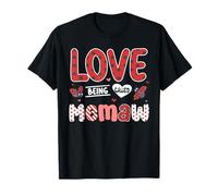 Carino Amo Essere Chiamato Memaw Ladybug Buon San Valentino Maglietta