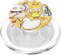 Carino Anatra Kawaii Pollo Giallo Collage PopSockets PopGrip per MagSafe