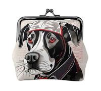 Carino Animale Fattoria Cane 1 Stampato Microfibra PU Portafoglio In Pelle Bacio Blocco Mini Pouch per Rossetto Chiave Cambia Organizzazione