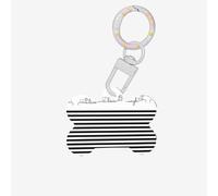 Carino Animale Fattoria Cane Stampa Dog Tag Bone A Forma Di Doppio Modello Lati Del Cane ID Tag A Forma Di Osso Pet Name Tags Dog Collar Tag