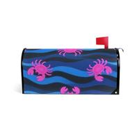 Carino Animale Fluorescente Granchio Decorativo Magnetico Postale Coperture per l'estate carino autunno mailbox copre dimensioni standard Caja de correos