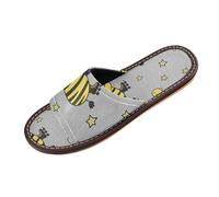 Carino animale Pattinaggio Stelle Nere Grigio Spa Doccia Pantofole Indoor Outdoor Traspirante Carino su misura Slip-on Scarpe da Casa per il Partito Viaggio Ospiti pantuflas para mujer, Carino Animale
