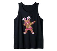 Carino Anime Dabbing Bunny Bear Happy Easter Donne Ragazze Bambini Canotta