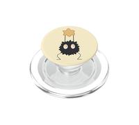 Carino Anime Soot Man con Yellow Sugar Star PopSockets PopGrip per MagSafe