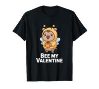 Carino Ape Bee My Valentine San Valentino Amore Maglietta