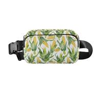Carino arcobaleno Boho Style Uomini Donne Trendy Marsupio Borsa a Tracolla per Allenamento Corsa Escursionismo, Pannocchie di mais Bella Esotico Acquerello, 1 Size