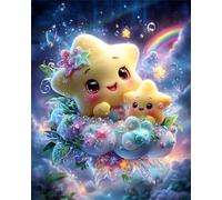 Carino arcobaleno di stelle Puzzle 2000 Pezzi 100x70 cm Puzzle Fai da te,Intrattenimento Creativo - Puzzle Per Adulti E Tutta La Famiglie