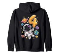 Carino Astronauta 4 ° Space Explorer Cosmic Fun Felpa con Cappuccio