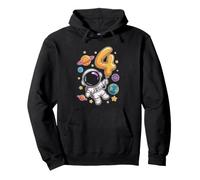 Carino Astronauta 4 ° Space Explorer Cosmic Fun Felpa con Cappuccio