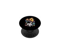 Carino Astronauta 4 ° Space Explorer Cosmic Fun PopSockets PopGrip Adesivo