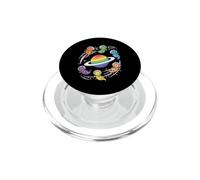 Carino Astronauta Dragons Rainbow Ringed World PopSockets PopGrip per MagSafe