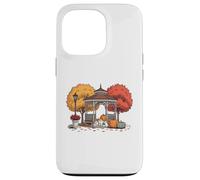 Carino Autunno Fantasmi Coffee Lover Custodia per iPhone 13 Pro