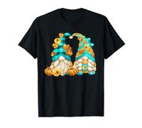 Carino Autunno Vestito Con Zucca Decor E Divertente Gnome Autunno Maglietta