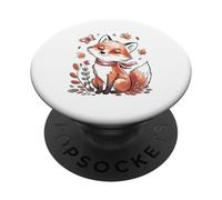 Carino Autunno Volpe Bosco Animale Amore Opere D'arte Caffè PopSockets PopGrip Adesivo
