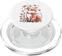 Carino Autunno Volpe Bosco Animale Amore Opere D'arte Caffè PopSockets PopGrip per MagSafe