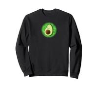 Carino Avocado Disegno Verde Acquerello Sfondo Felpa