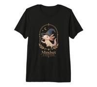 Carino Axolotl Mago Luna Magia Mindset Art Maglietta Premium
