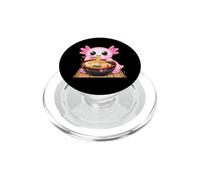 Carino Axolotl Mangia Ramen Noodles Axolotls Ramen PopSockets PopGrip per MagSafe
