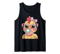 Carino Baby Easter Pulcino Che soffia Bolle con Occhiali Funky Canotta