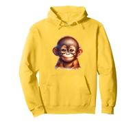 Carino Baby Monkey Design per Bambini - Animale Kawaii Felpa con Cappuccio