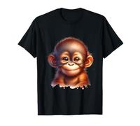 Carino Baby Monkey Design per Bambini - Animale Kawaii Maglietta