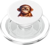 Carino Baby Monkey Design per bambini - Animale Kawaii PopSockets PopGrip per MagSafe