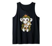 Carino Baby Monkey Punch Macaco Giapponese per Uomini Donne Bambini Canotta