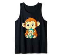 Carino Baby Monkey Punch Macaco Giapponese per Uomini Donne Bambini Canotta