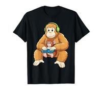 Carino Baby Monkey Punch Macaco Giapponese per Uomini Donne Bambini Maglietta