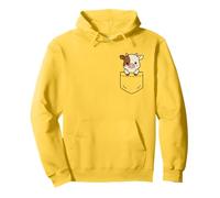 Carino Baby Mucca Pocket Pal Vitello Divertente Mucca Fattoria Animale Felpa con Cappuccio