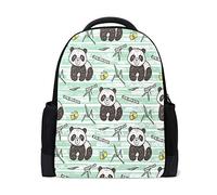 Carino Baby Panda Bamboo Viaggio Laptop Zaino Scuola Libro Borsa Divertente Animal Star Causale Daypack Outdoor Business Escursionismo Zaini Campeggio Borse A Spalla Per Studenti Donne Uomini