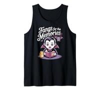Carino Bambino Vampiro Reading Photo Album Bambini Halloween Canotta