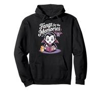 Carino Bambino Vampiro Reading Photo Album Bambini Halloween Felpa con Cappuccio