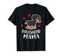 Carino Bassotto Mamma Divertente Bassotto Mamma Maglietta