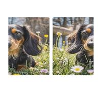 Carino Bassotto Porta Passaporto Ultra Sottile PU Pelle Travel Document Organizer Compatto Premium Internazionale US Passaporto Protector Cover per Donne Uomini