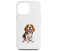 Carino Beagle Dog Puppy Pet Amante Proprietario Custodia per iPhone 13 Pro Max