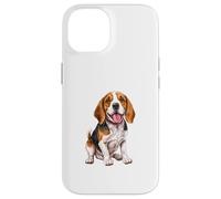 Carino Beagle Dog Puppy Pet Amante Proprietario Custodia per iPhone 14