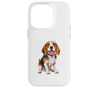 Carino Beagle Dog Puppy Pet Amante Proprietario Custodia per iPhone 14 Pro