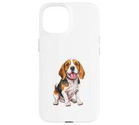 Carino Beagle Dog Puppy Pet Amante Proprietario Custodia per iPhone 15