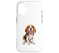 Carino Beagle Dog Puppy Pet Amante Proprietario Custodia per iPhone 16