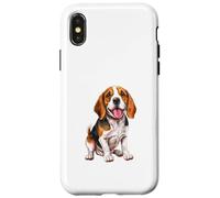 Carino Beagle Dog Puppy Pet Amante Proprietario Custodia per iPhone X/XS