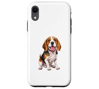 Carino Beagle Dog Puppy Pet Amante Proprietario Custodia per iPhone XR