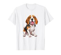 Carino Beagle Dog Puppy Pet Amante Proprietario Maglietta
