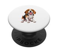 Carino Beagle Dog Puppy Pet Amante Proprietario PopSockets PopGrip Adesivo