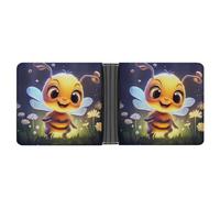 Carino Bee insetto portafoglio in pelle sottile porta carte di credito carino, Stile:, Taglia unica