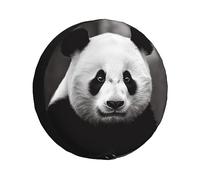 Carino Bianco e Nero Panda Copertura della Ruota di Scorta Impermeabile Antipolvere Auto Protezioni Ruota di Scorta Portatile Copertura Universale Misura per