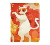 Carino Bianco Gatti Arancione Cuoio decorativo passaporto libro titolare Vaccino Caso Protector Copertura Della Copertura Del Passaporto Titolare Del Raccoglitore, simpatici gatti bianchi arancione, 1